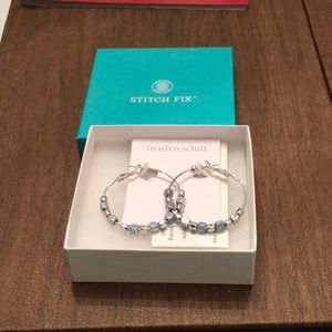 Marlyn Schiff Cora Nugget hoop earrings